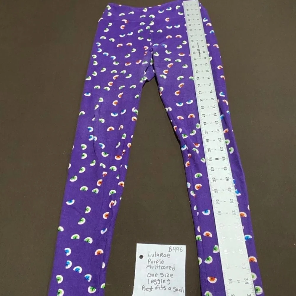 LulaRoe leggings multicolor legging one size best fits à teen (14-16). SKU-B496